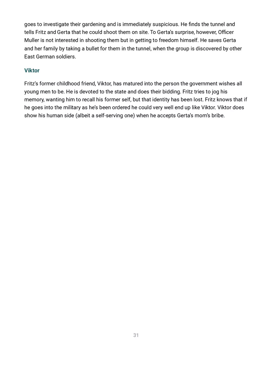 A Night Divided Summary and Analysis - Page 21