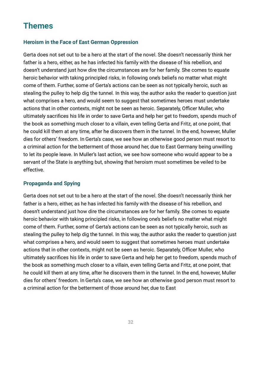 A Night Divided Summary and Analysis - Page 22