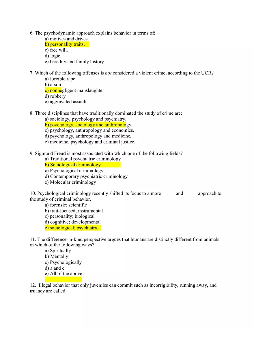 Chapter 1 Introduction to Criminal Behavior - Page 2