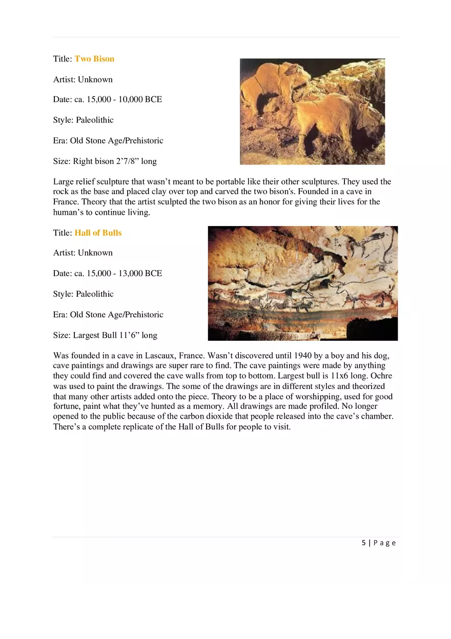 Chapter 1 Art in the Stone Age - Page 5