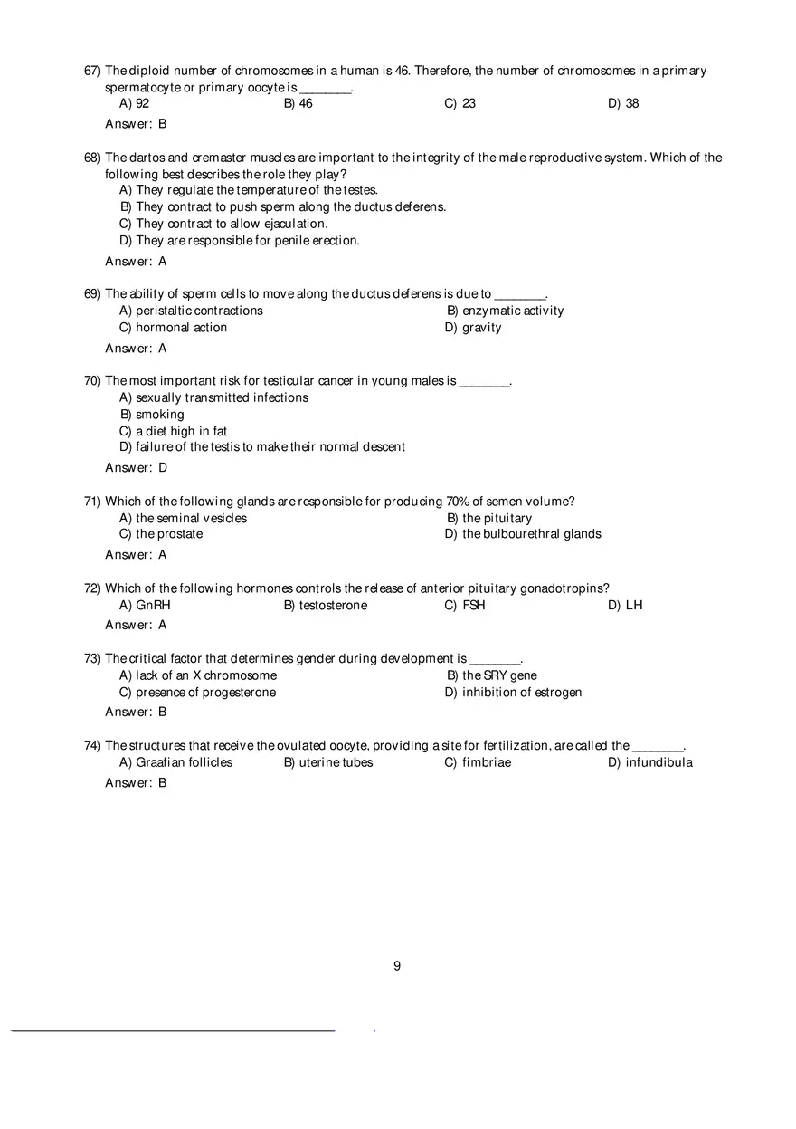 Mammalian Physiology Exam Ch.27 - Page 16