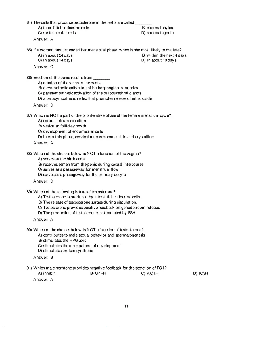 Mammalian Physiology Exam Ch.27 - Page 3
