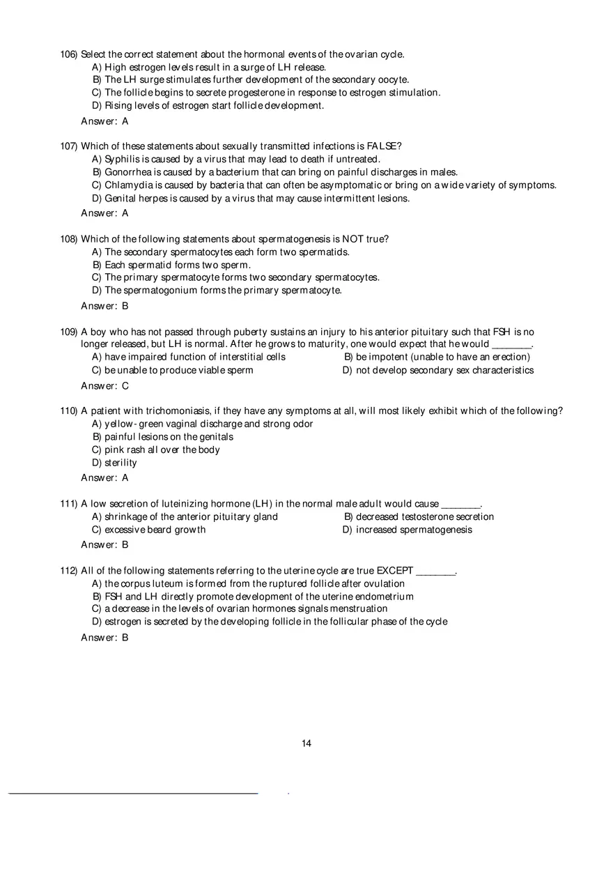 Mammalian Physiology Exam Ch.27 - Page 6