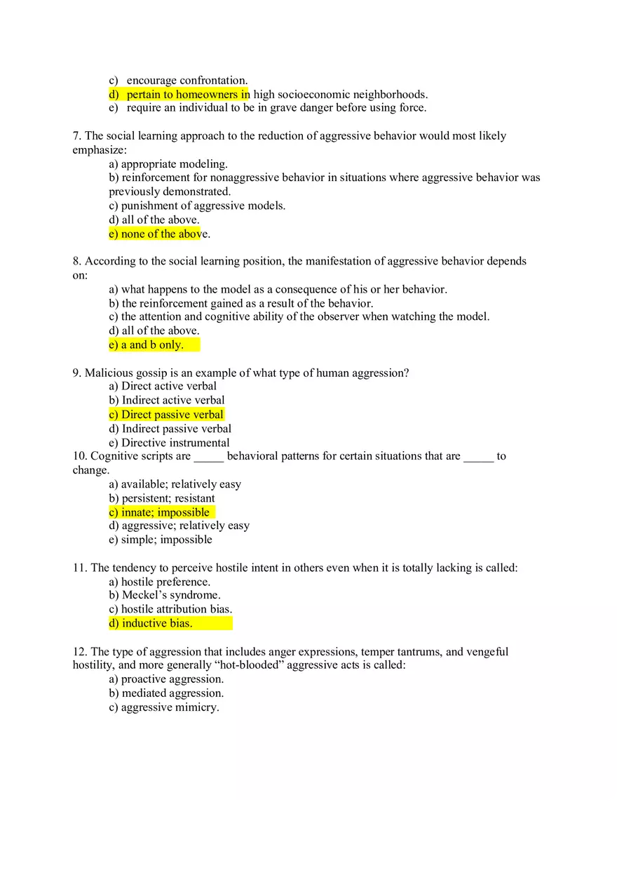 Chapter 5 Human Aggression and Violence - Page 2