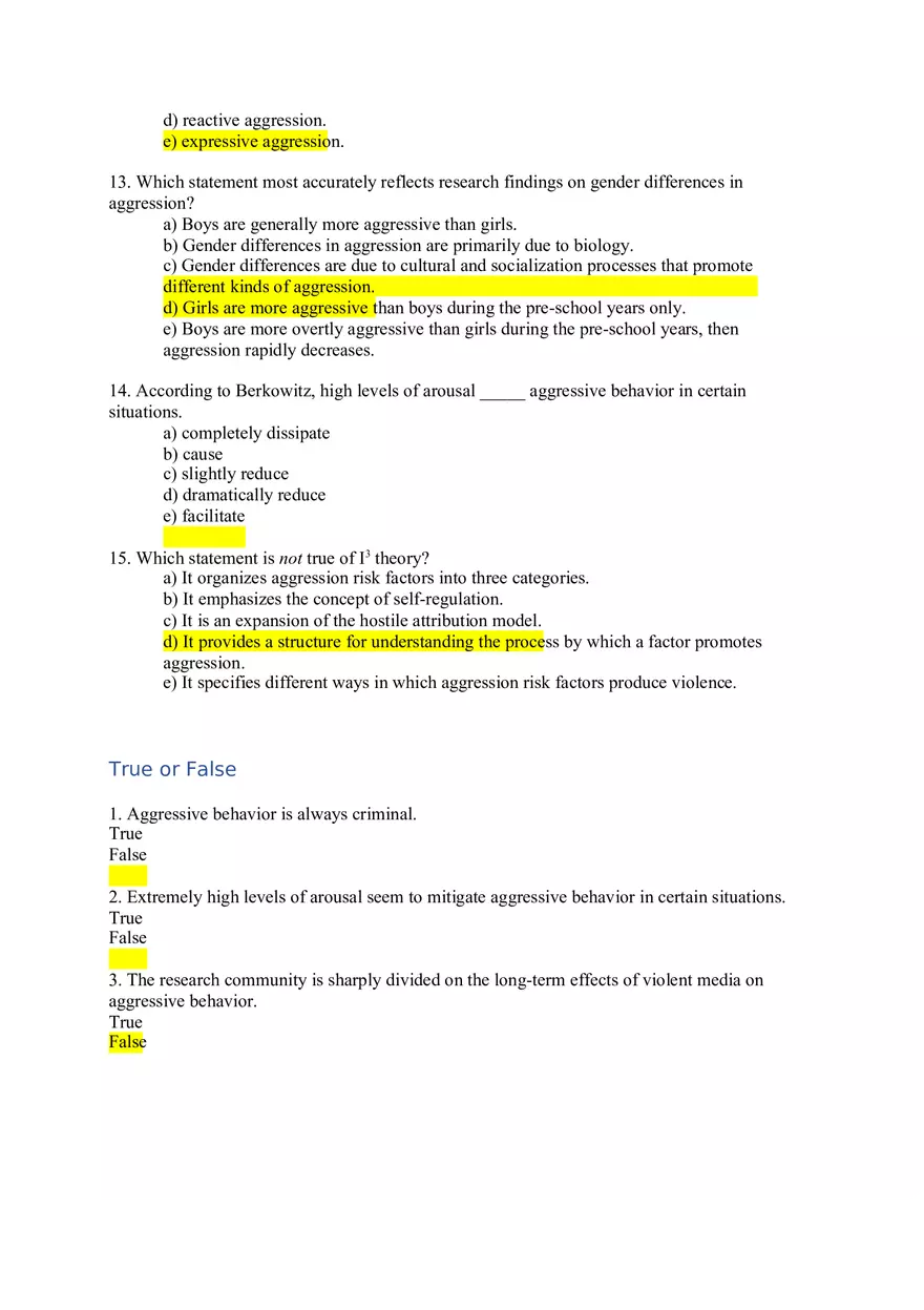 Chapter 5 Human Aggression and Violence - Page 3