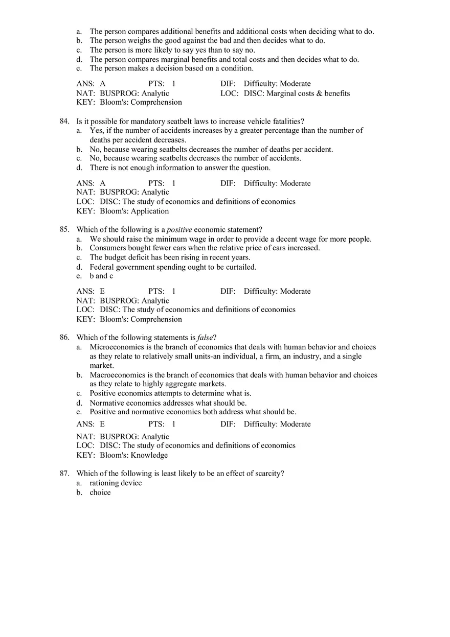 Chapter 1 What Economics Is About Part 2 - Page 9
