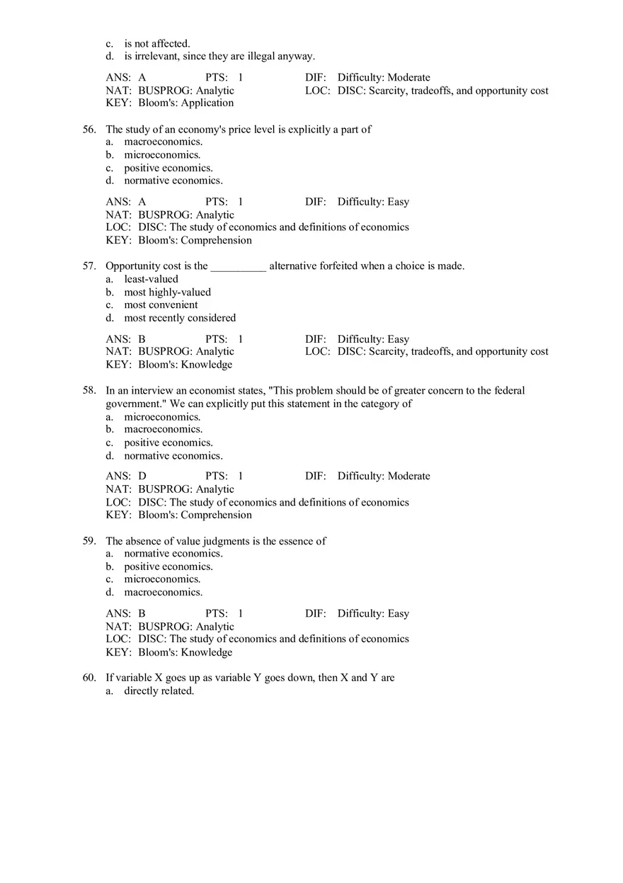 Chapter 1 What Economics Is About Part 2 - Page 2