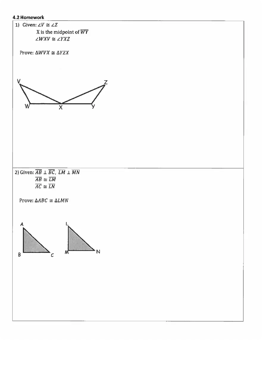 Unit 4.2 Congruent Triangles - Page 5