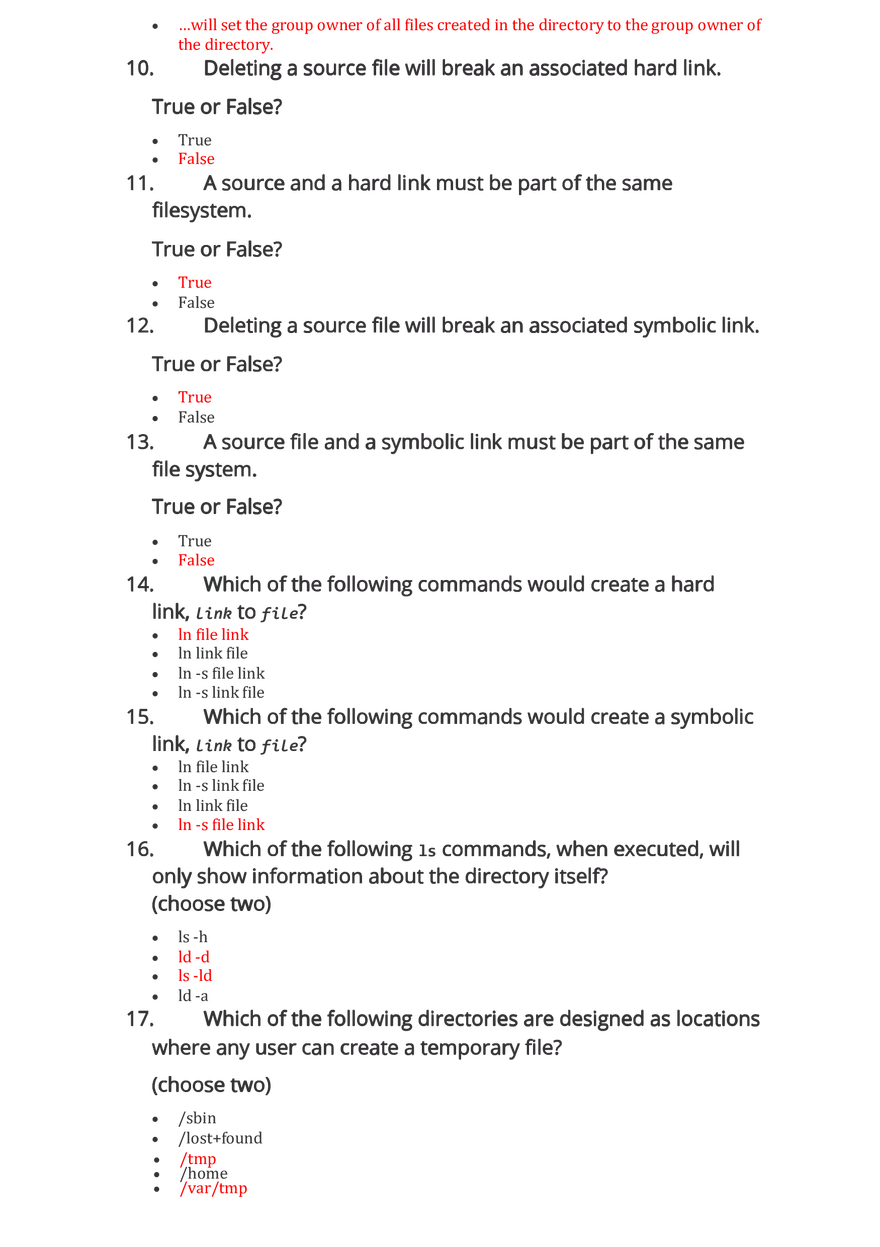Linux Essentials 2.0 Chapter 18 Exam Answers - Page 2