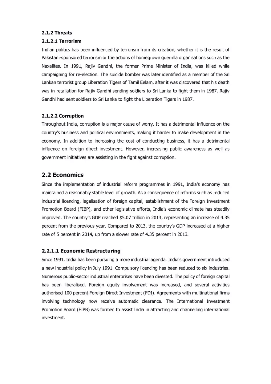 Pestle Analysis of India - Page 13