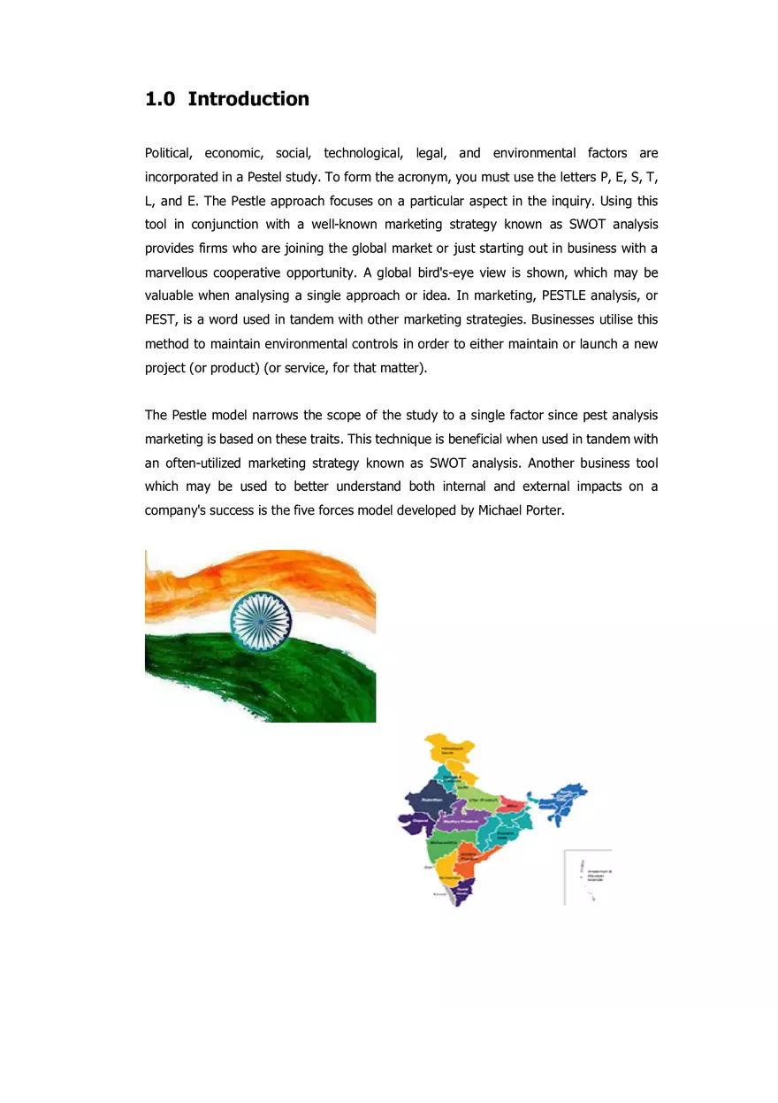 Pestle Analysis of India - Page 1