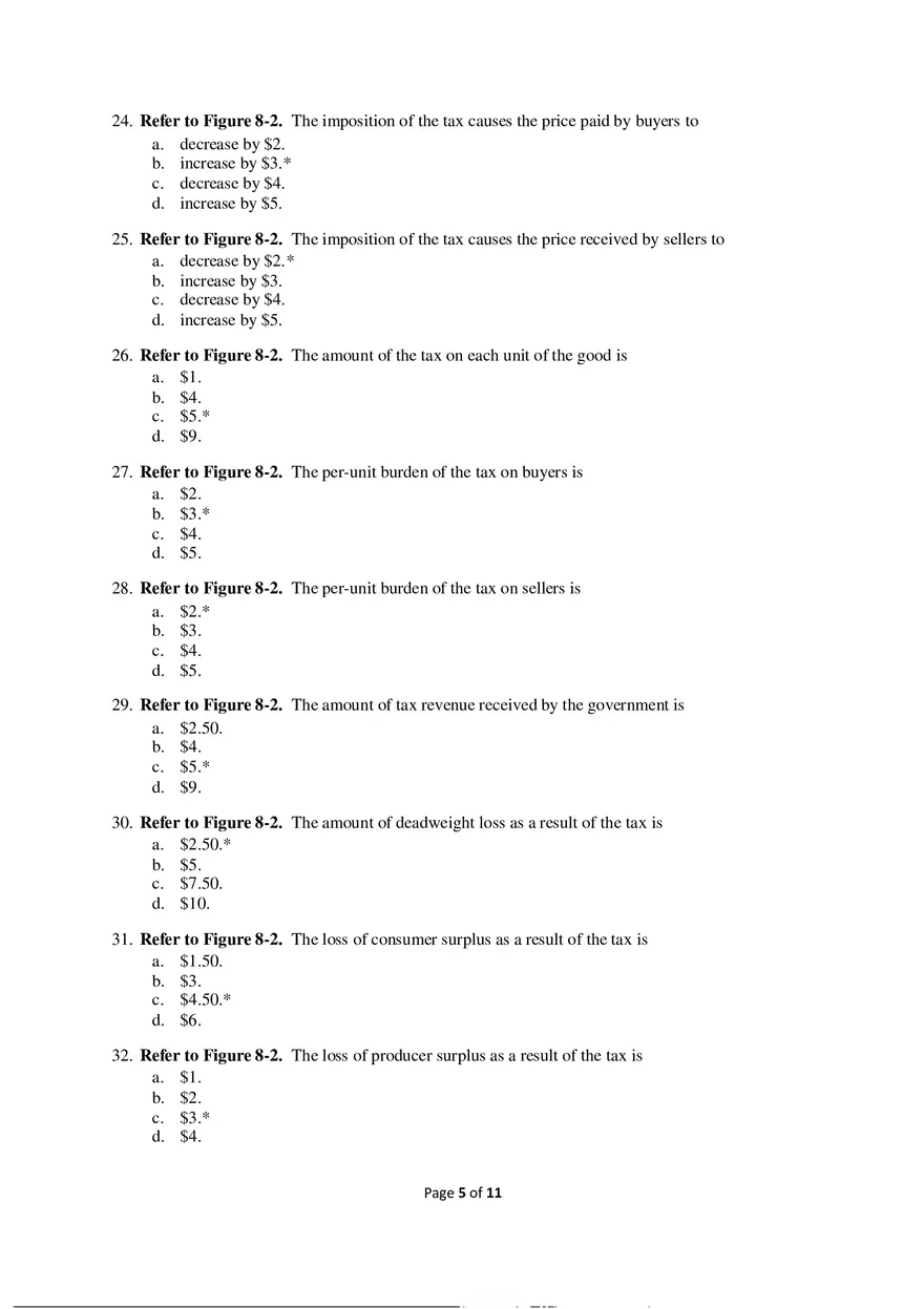 Practice Questions  Application Taxation - Page 6