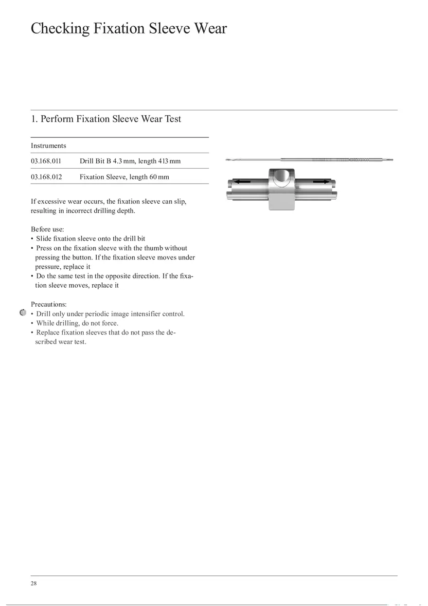 Femoral Neck Checking Fixation Sleeve Wear - Page 1