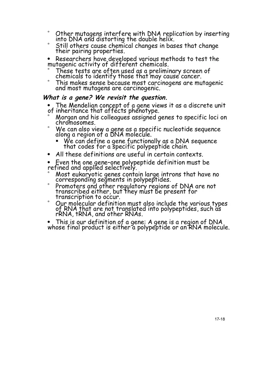 Chapter 17 From Gene to Protein Lecture Note - Page 10