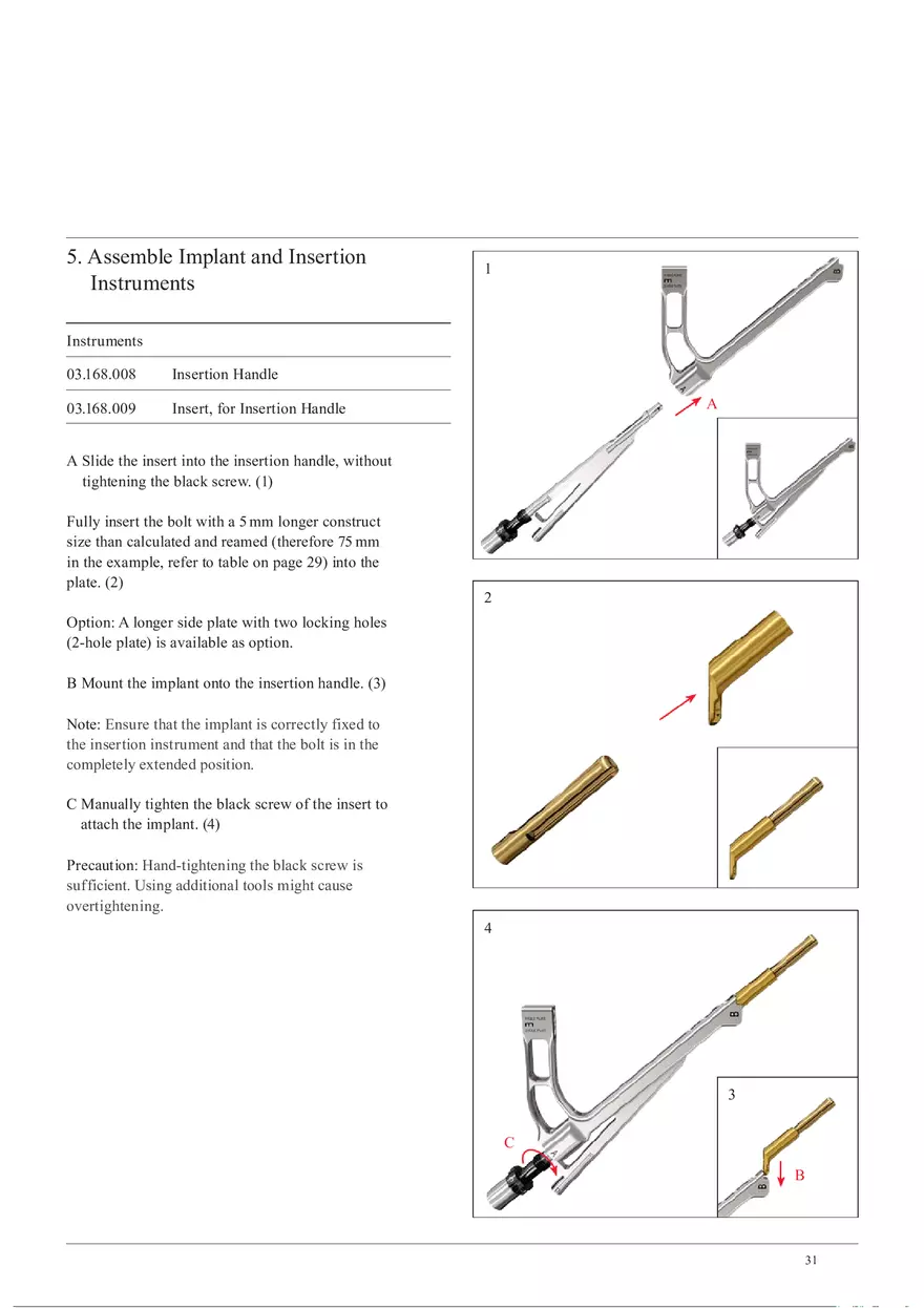 Femoral Neck Checking Option Pre-Collapsed Insertion - Page 3