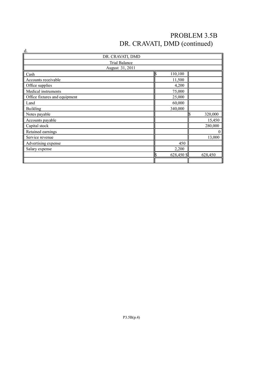 Problem 3.5B Dr.Cravati, DMD - Page 4