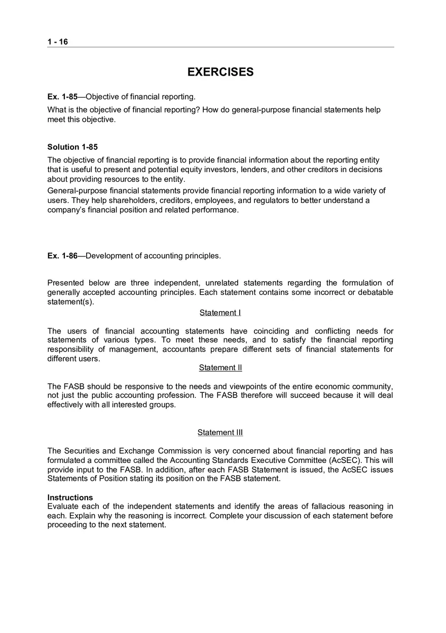 Chapter 1 Financial Accounting and Accounting Standards - Page 8