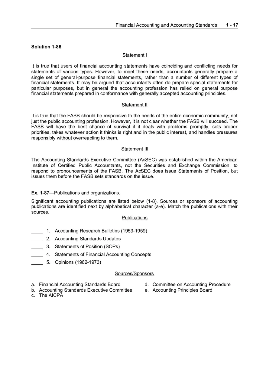 Chapter 1 Financial Accounting and Accounting Standards - Page 9