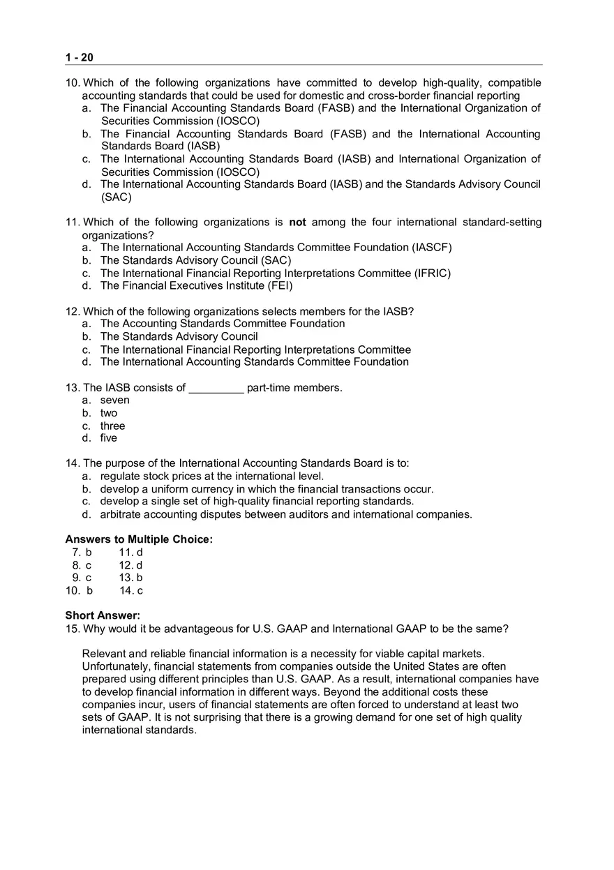 Chapter 1 Financial Accounting and Accounting Standards - Page 12