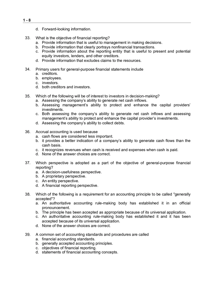 Chapter 1 Financial Accounting and Accounting Standards - Page 19