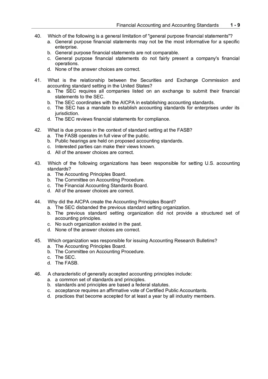Chapter 1 Financial Accounting and Accounting Standards - Page 20
