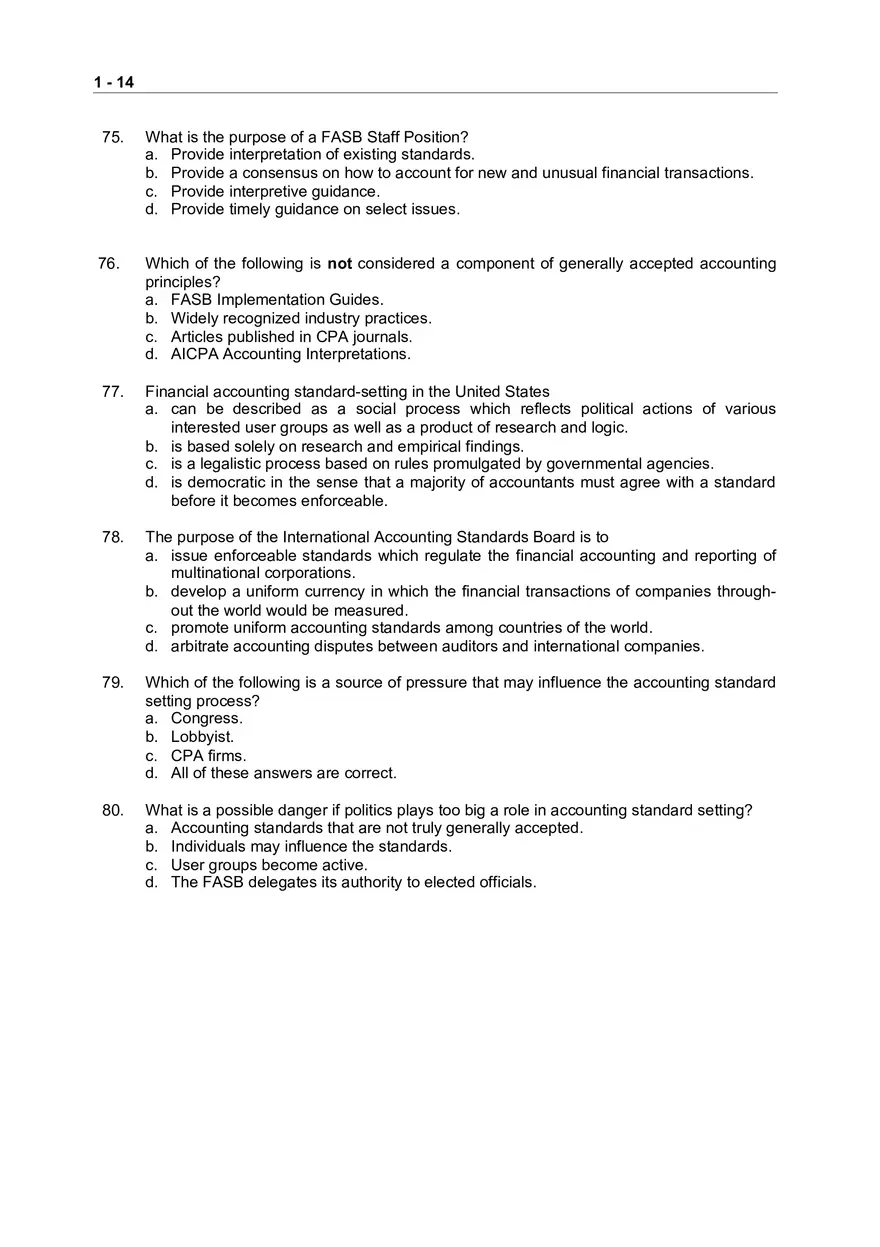Chapter 1 Financial Accounting and Accounting Standards - Page 6