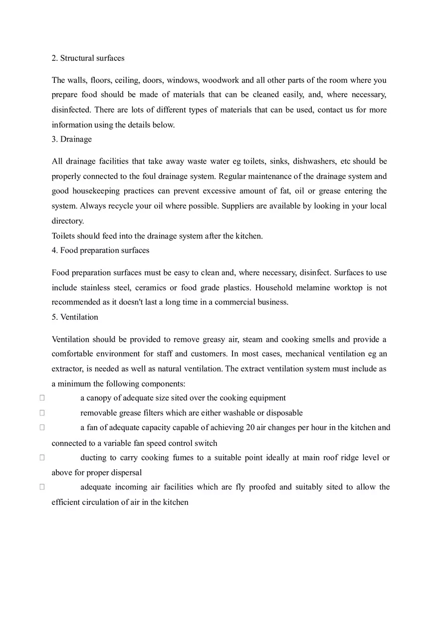 Chapter 6 Food Premises and Equipment - Page 2