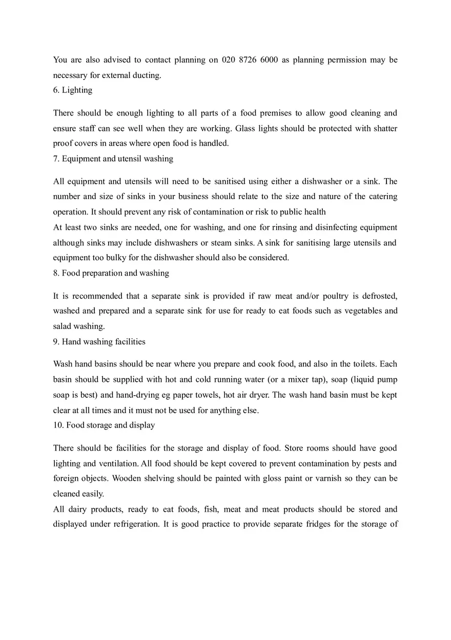 Chapter 6 Food Premises and Equipment - Page 3