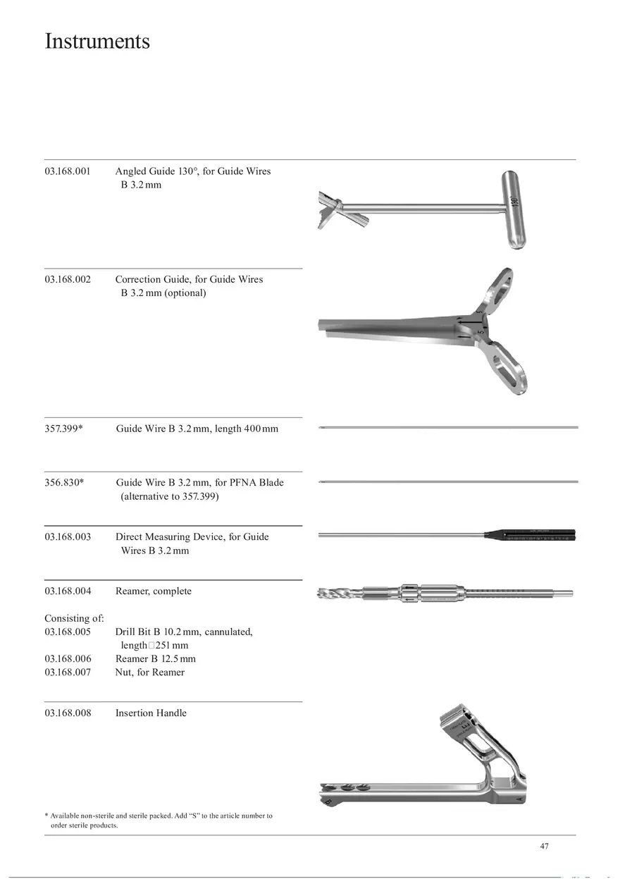 Femoral Neck Checking Instruments - Page 1