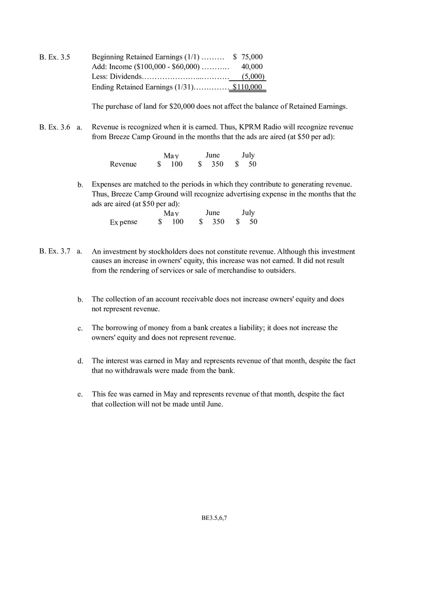 Solutions to Brief Exercises - Page 3
