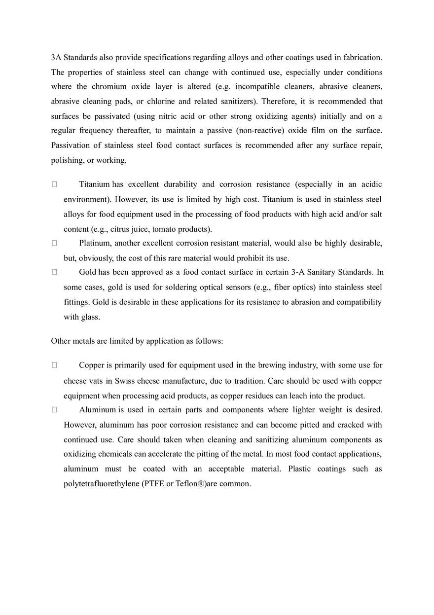 Chapter 5 Food Contact Surfaces - Page 10