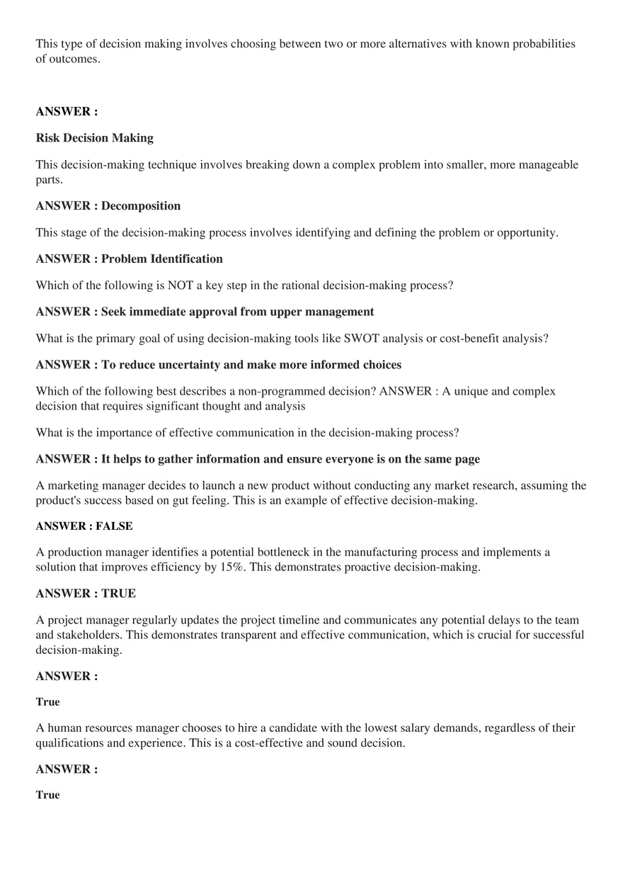 Strategic Business Analysis Quiz - Page 19