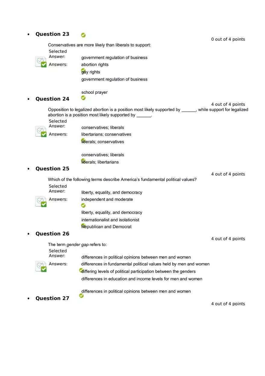 Quiz 8 - Chapter 6  Public Opinion  5 - Page 7