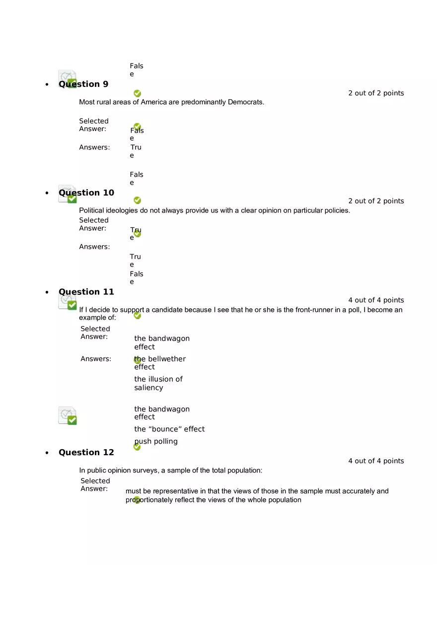 Quiz 8 - Chapter 6  Public Opinion  7 - Page 3