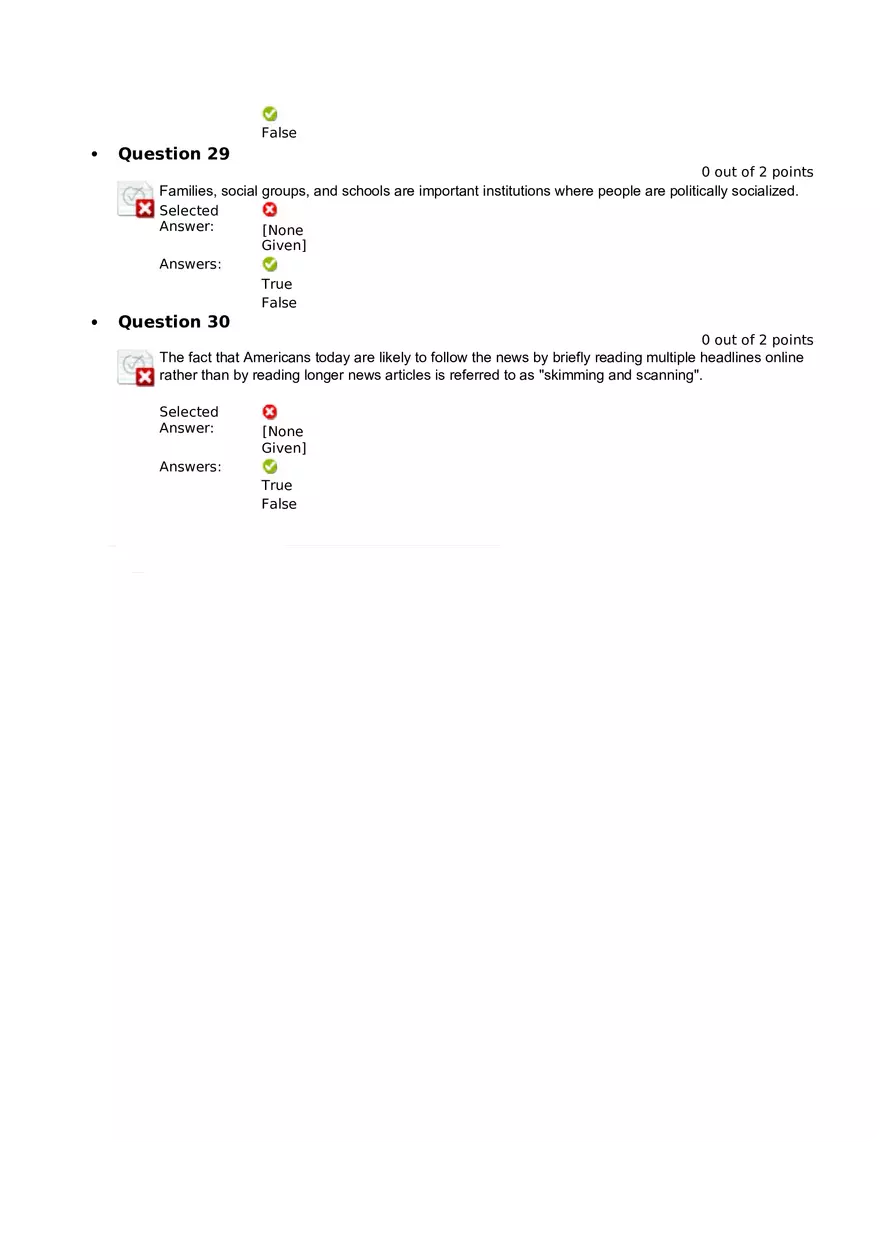 Quiz 8 - Chapter 6  Public Opinion  1 - Page 8