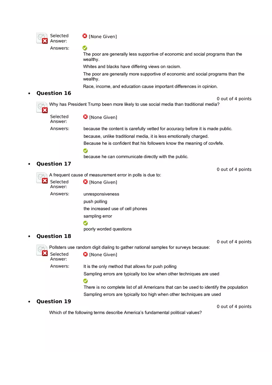 Quiz 8 - Chapter 6  Public Opinion  1 - Page 5