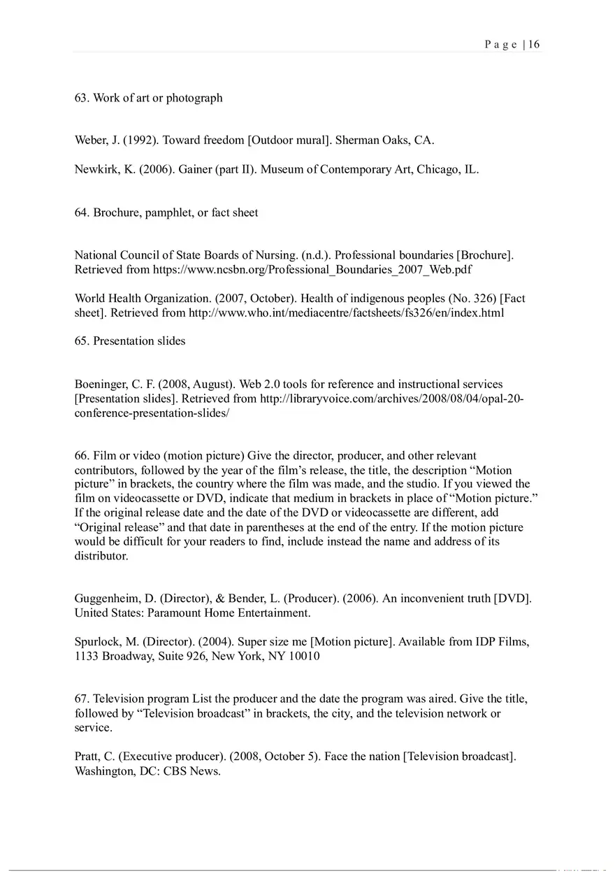 Bedford St. Martins Press APA List of References - Page 8