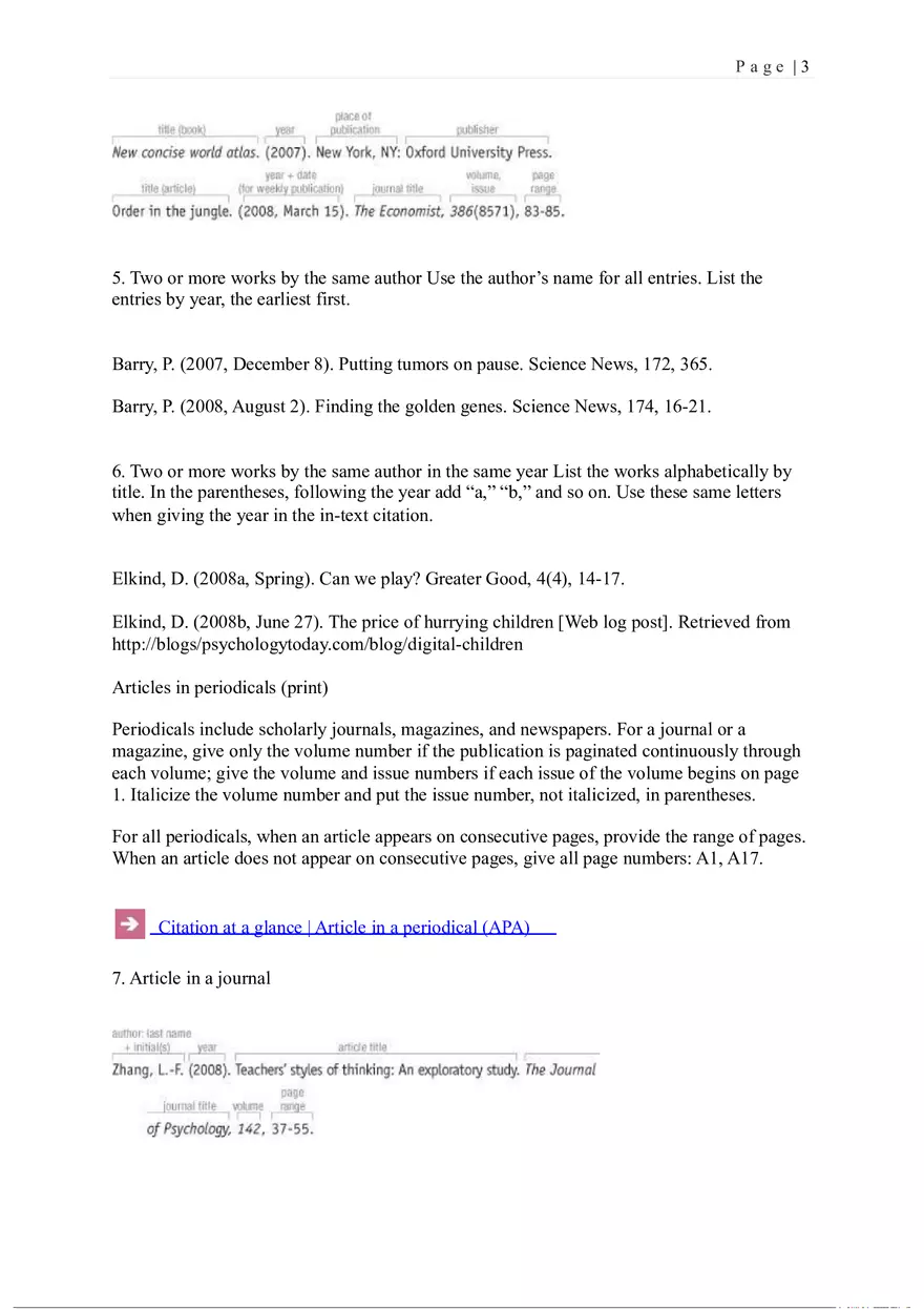 Bedford St. Martins Press APA List of References - Page 10