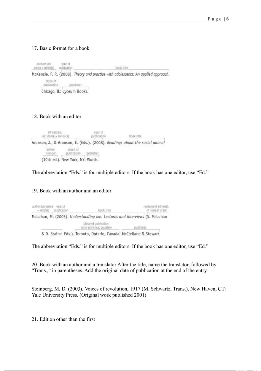 Bedford St. Martins Press APA List of References - Page 13