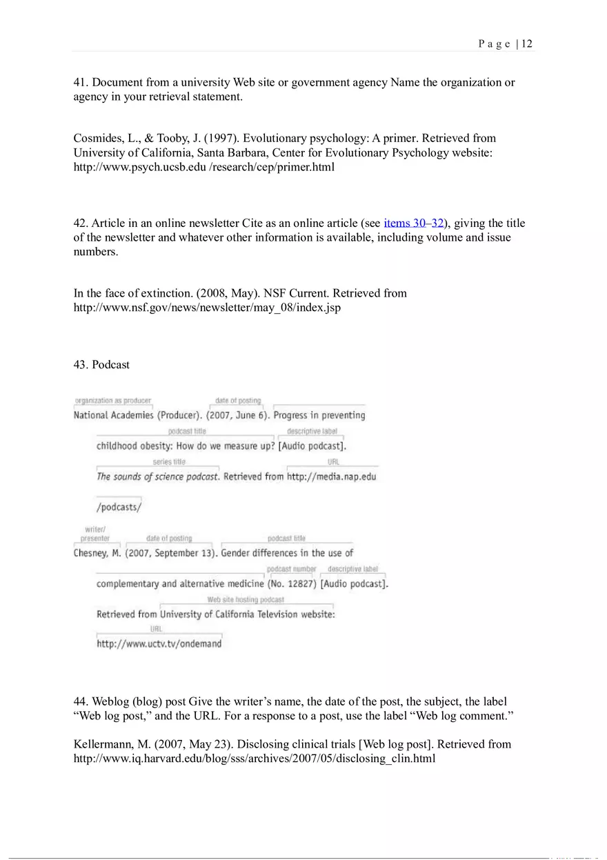 Bedford St. Martins Press APA List of References - Page 4