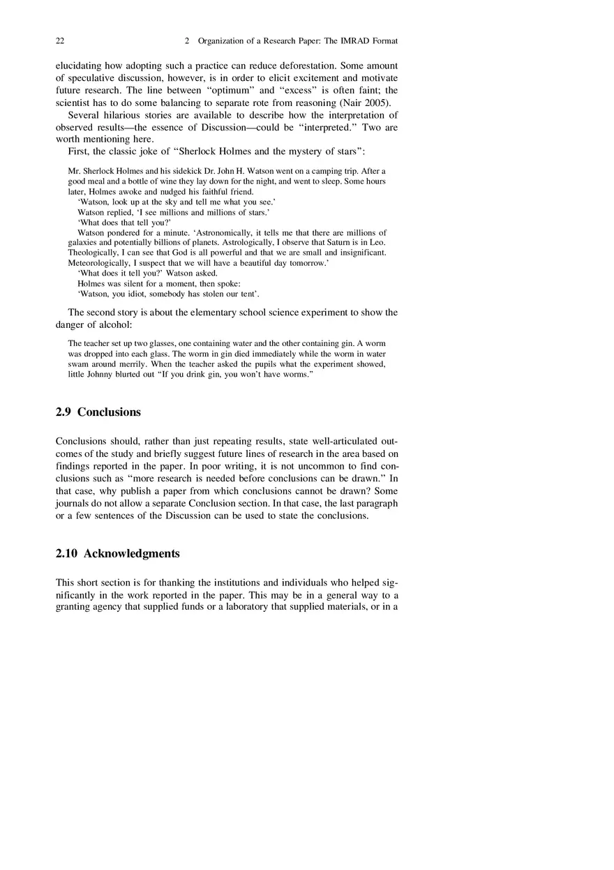 Chapter 2 Organization of a Research Paper The IMRAD Format - Page 13