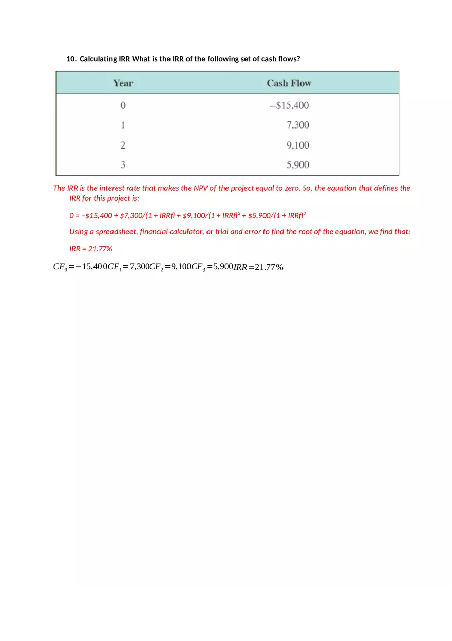 Finance Chapter 9 Solutions - Page 12