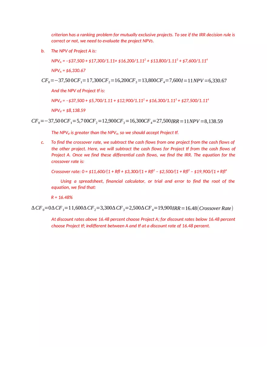 Finance Chapter 9 Solutions - Page 15