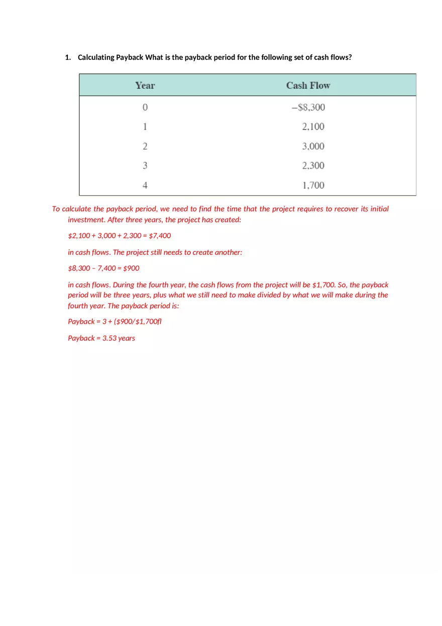 Finance Chapter 9 Solutions - Page 1