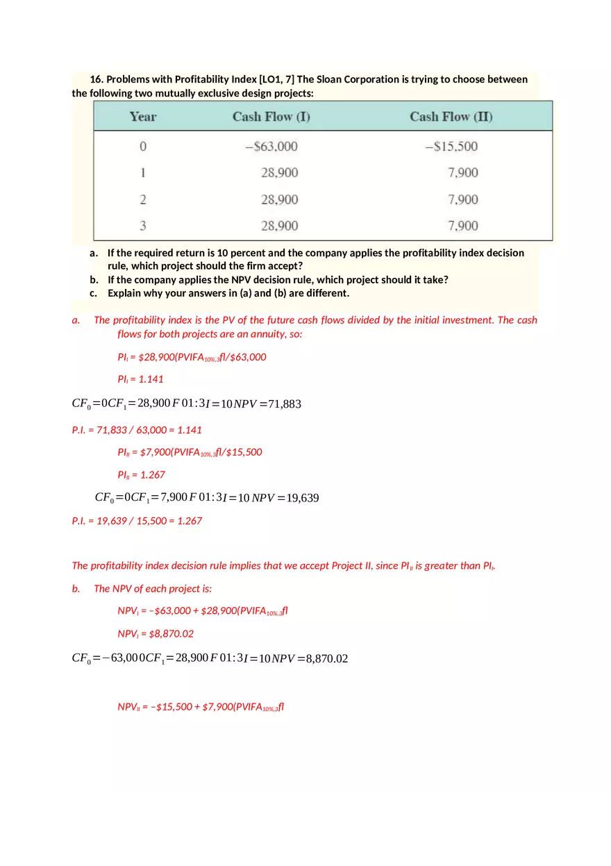 Finance Chapter 9 Solutions - Page 3