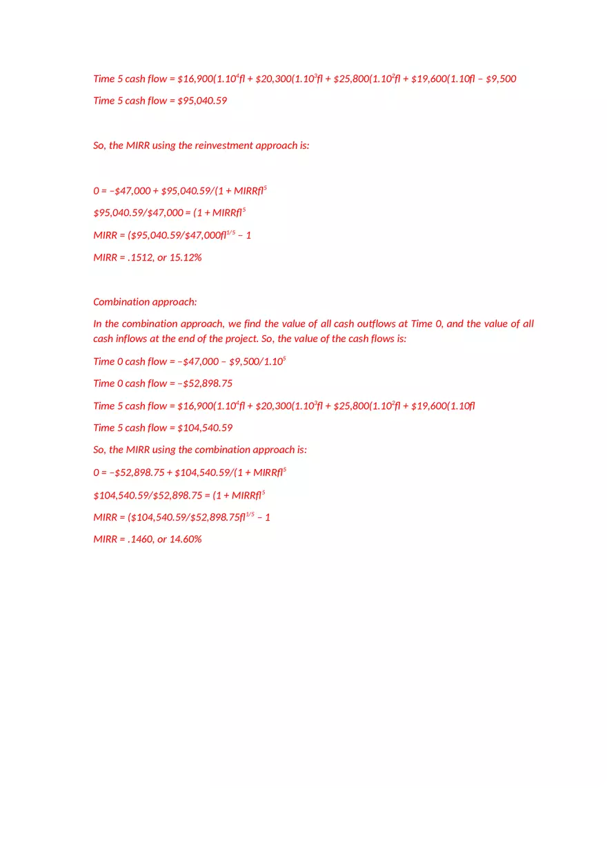 Finance Chapter 9 Solutions - Page 6