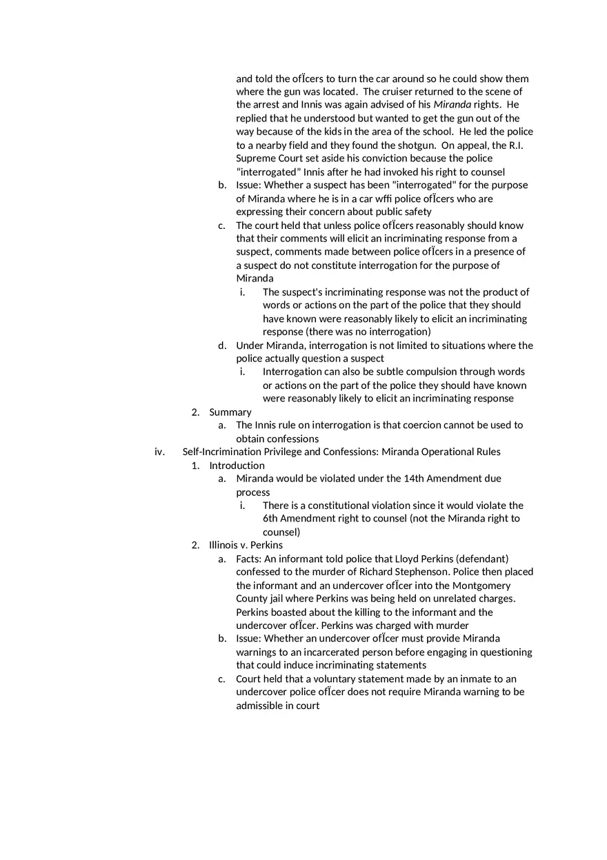 Privilege Against Self-Incrimination and Confessions - Page 7