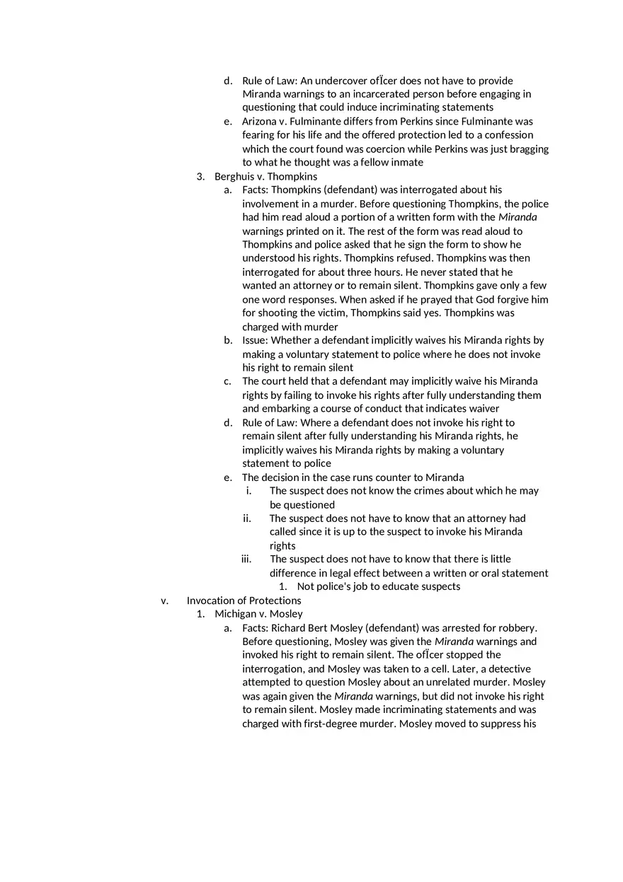 Privilege Against Self-Incrimination and Confessions - Page 8