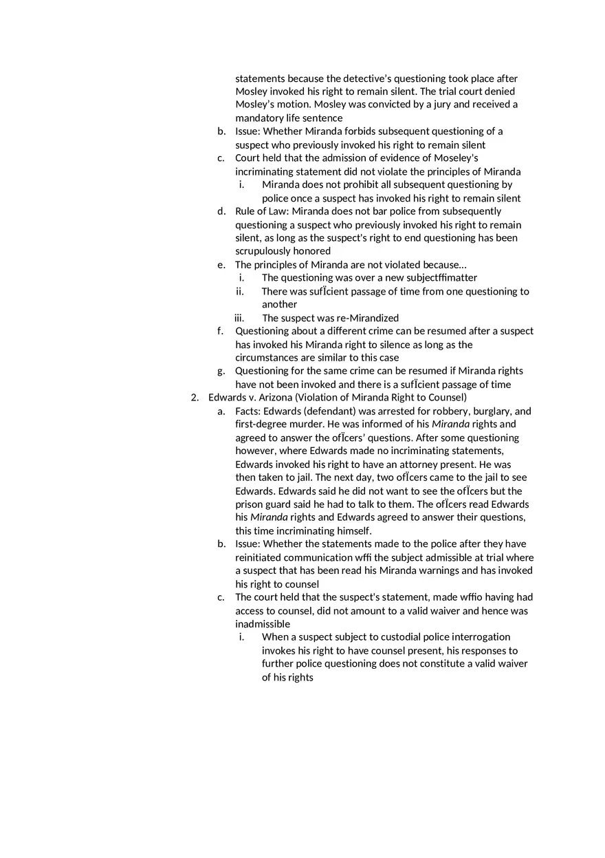 Privilege Against Self-Incrimination and Confessions - Page 9