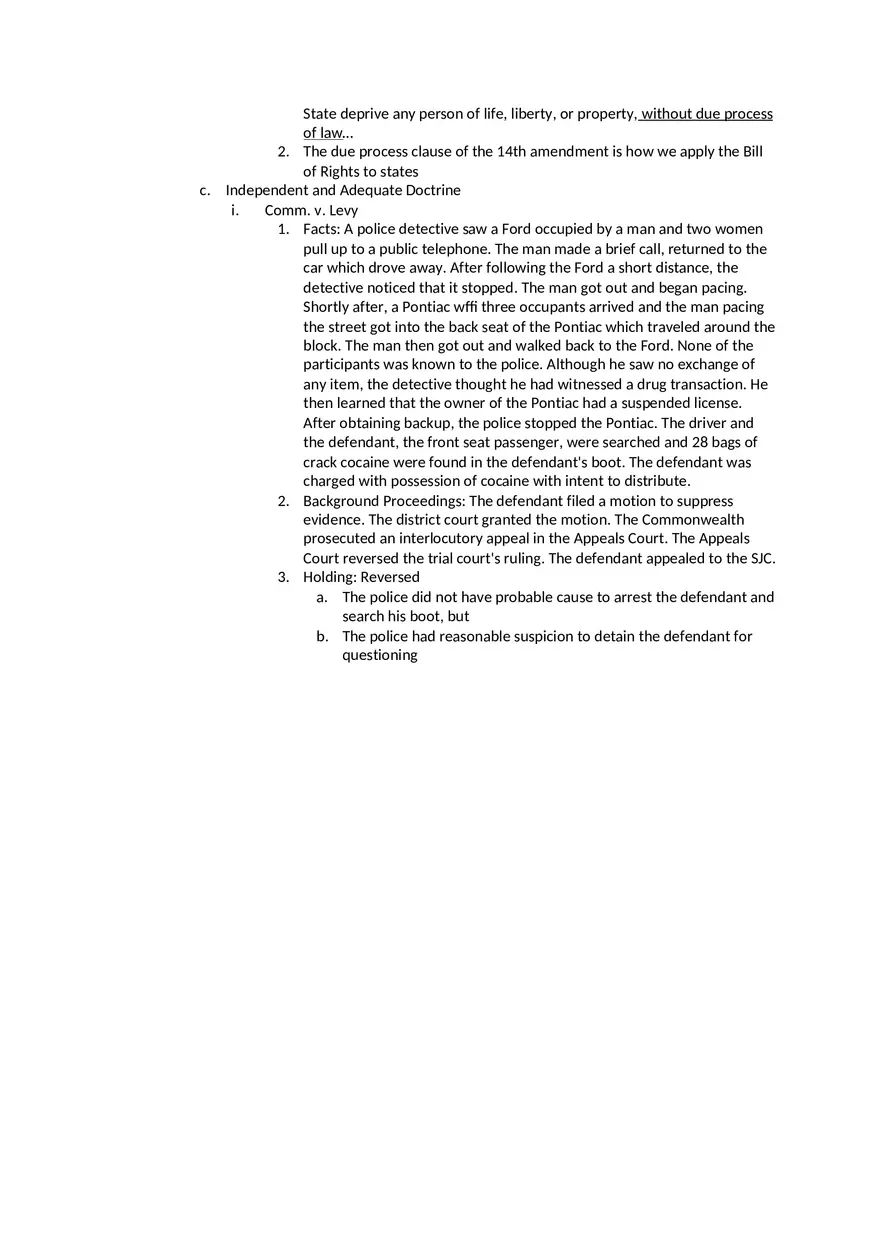 Incorporation, Constitutional Sources of Criminal Procedure - Page 2